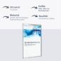 Preview: Tuerschild Vitrum G aus Glas und Edelstahl 150 105 mm